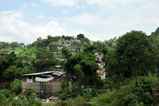 Small homes in Guatemala City