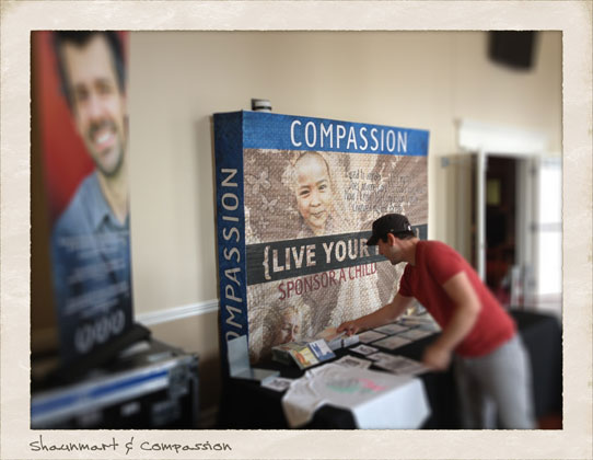 Micah Setting up mercy & compassion packets